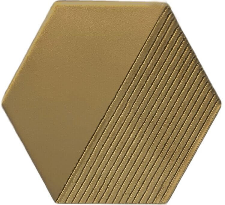 Hexagon Texture Gold