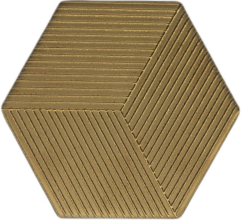 Hexagon Texture Gold