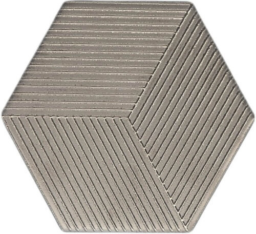 Hexagon Texture 3 Silver